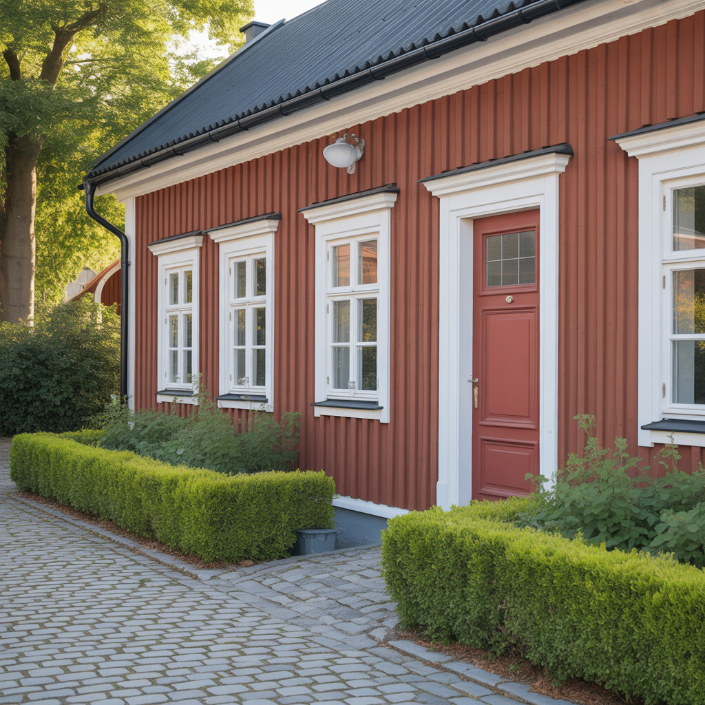 11.Hur forbattrar du fasadens utseende med ratt fargval